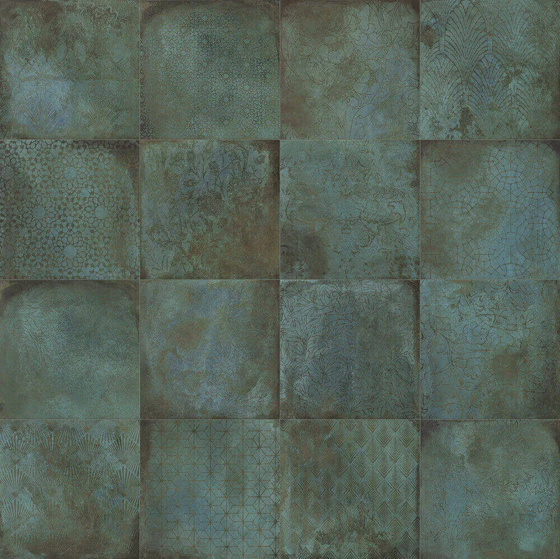 Декоративный элемент Caesar Trace Mint Deco 60x60 матовый