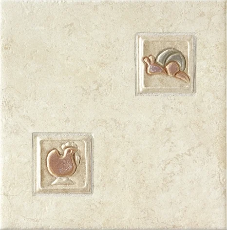 Декоративный элемент Vallelunga Tuscia Decoro Fauna 20x20 матовый