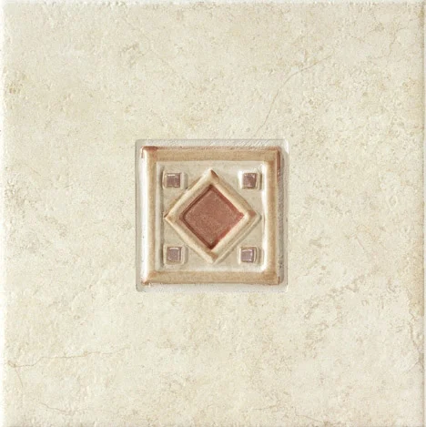 Декоративный элемент Vallelunga Tuscia Rosa Dec. Singolo 20x20 матовый