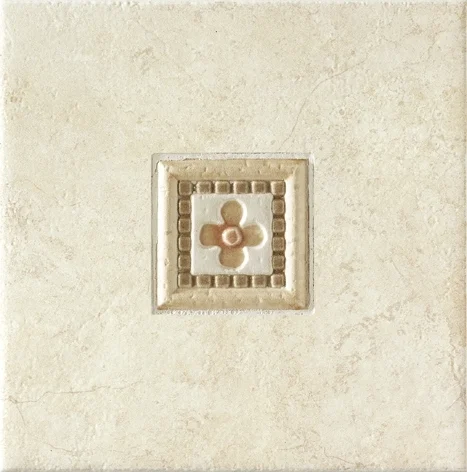 Декоративный элемент Vallelunga Tuscia Rosa Dec. Singolo Civita 20x20 матовый