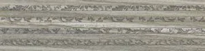 Декоративный элемент Vallelunga Urbe Fascia Preincisa Floreale Iron 22,5x90 лаппатированный