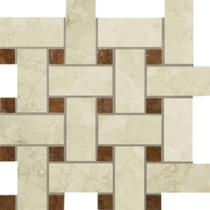 Декоративный элемент Vallelunga Villa Ada Avorio Basketweave 30x30 матовый