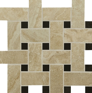 Декоративный элемент Vallelunga Villa Ada Nocciola Basketweave 30x30 матовый