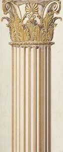 Декоративный элемент Novabell Visconti Capitello Beige 25x60 матовый