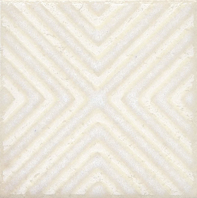 Kerama Marazzi Вставка Амальфи орнамент белый STG/B403/1266 9,9x9,9 матовая