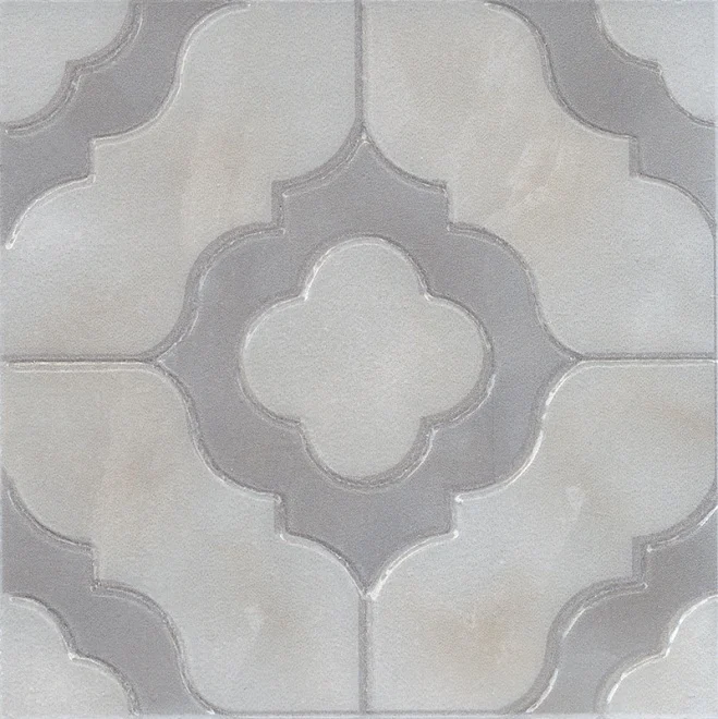 Kerama Marazzi Вставка Помильяно серый лаппатированный MLD/A64/SG1550L 14,5x14,5 лаппатированная