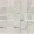 Wooden Tile White Mosaico 3D 742055