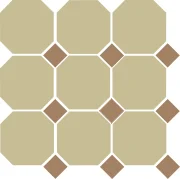 Керамогранит Topcer Yellow Octagon 03 Caramel Dots 04 30x30 матовый