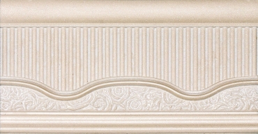 Бордюр Newker Zocalo Desire Cream 13x25 глянцевый