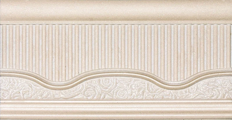 Бордюр Newker Zocalo Desire Cream 13x25 глянцевый