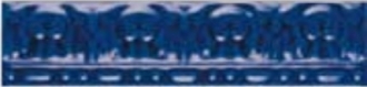 Zocalo Moldura Relieve Azul Vale