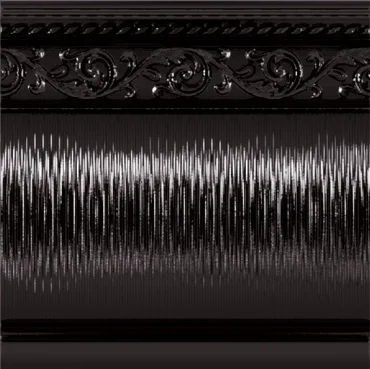 Бордюр Carmen Zocalo Yara Negro 15x15 глянцевый