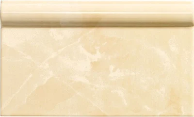 Бордюр Iris Zoccolo Miele 15x25 глянцевый