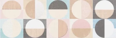 Декоративный элемент Cifre Dec Circles Cold Brillo 25x75 глянцевый