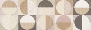Декоративный элемент Cifre Dec Circles Warm Brillo 25x75 глянцевый