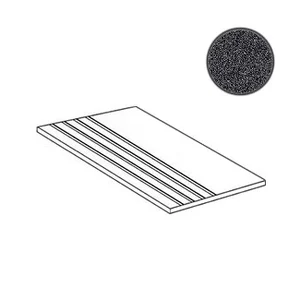 Ступень Piemme Fragments Gradino Resin Charcoal Nat. Ret. 01854 30x60 матовая