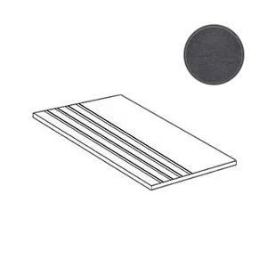 Ступень Piemme Heart Gradino Nero HOTSST04 30x60 матовая