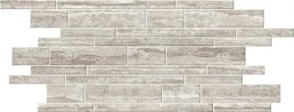 Italian Icon Vein Cut Greige Muretto Mosaico Nat