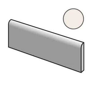 Бордюр Equipe Magma Bullnose White 24988 6,5x20 матовый