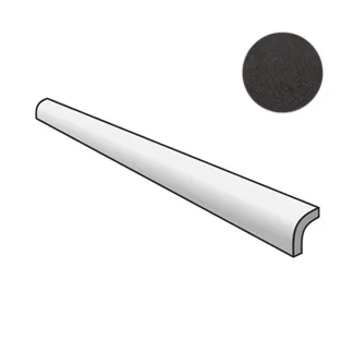Бордюр Equipe Magma Pencil Bullnose Black Coal 25002 3x20 матовый