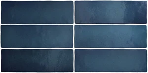 Плитка Equipe Magma Sea Blue 24964 6,5x20 матовая