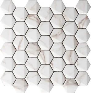 Мозаика Grespania Marmorea Calacata Hexagonal 30x30 матовая