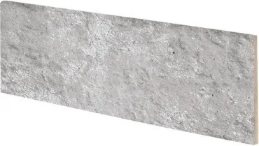 Бордюр Exagres Rodapie Manhattan Grey 9x24,5 матовый