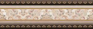 Бордюр Navarti Serenity Cenefa Ravel Taupe 8x25 матовый