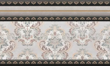 Бордюр Navarti Serenity Zocalo Ravel Gris 15x25 матовый