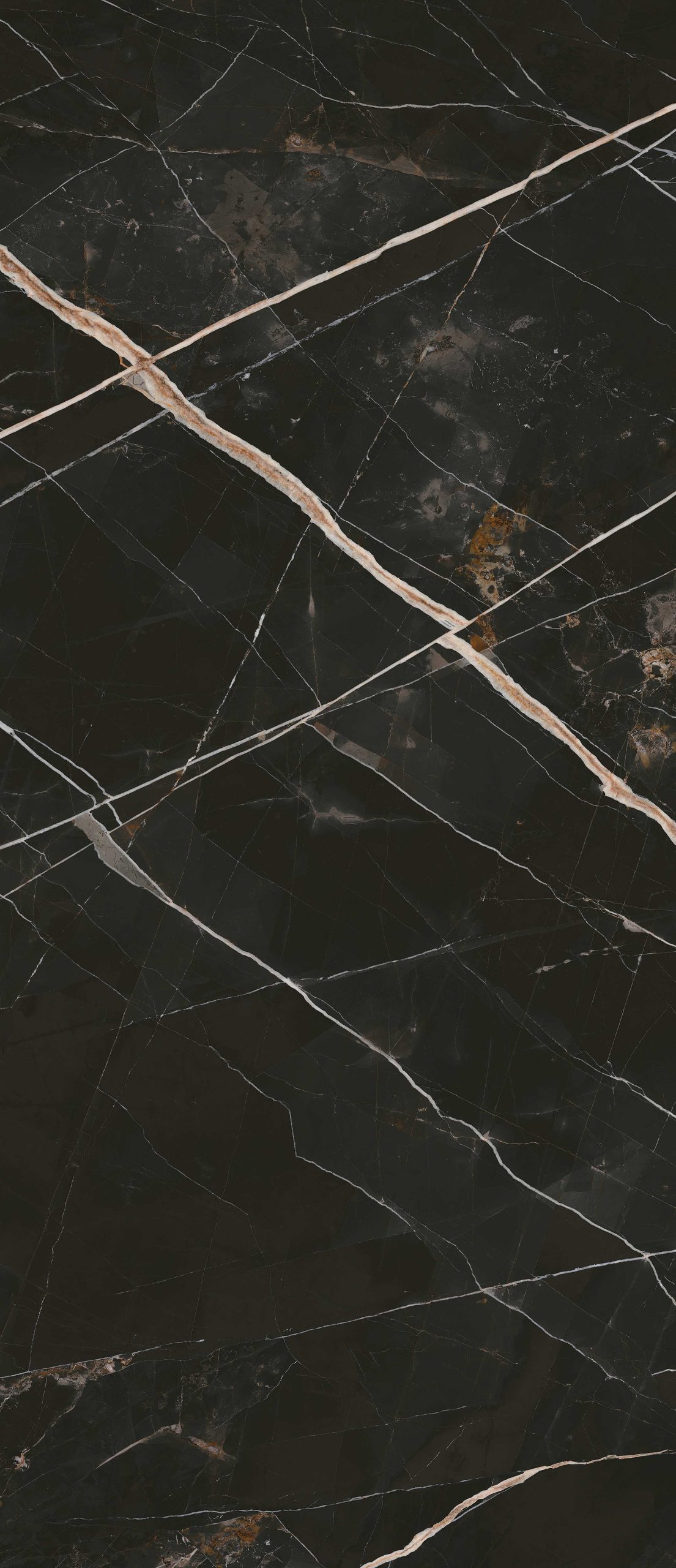 Керамогранит Coverlam by Grespania 78C998E Calacata Black Satinado 120x278 5,6 сатинированный
